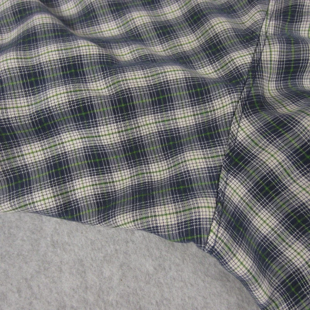 The North Face Shirt Mens XL Blue Tartan Plaid Short Sleeve‎ Lightweight Pocket